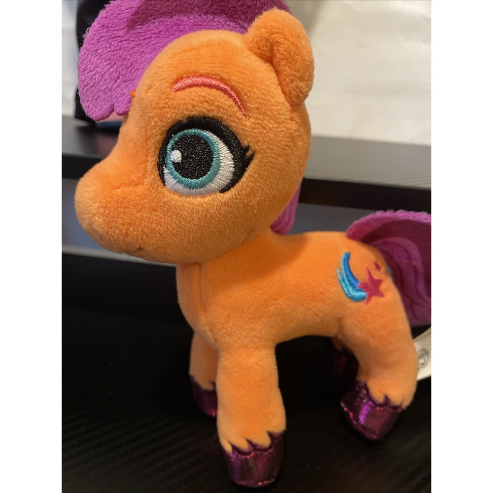 My Little Pony 7" Sunny Starscout Plush Horse Figure Stuffed Animal Orange - Picture 2 of 9